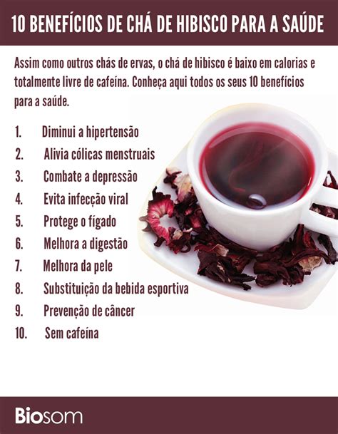 quais são os benefícios do chá de hibisco